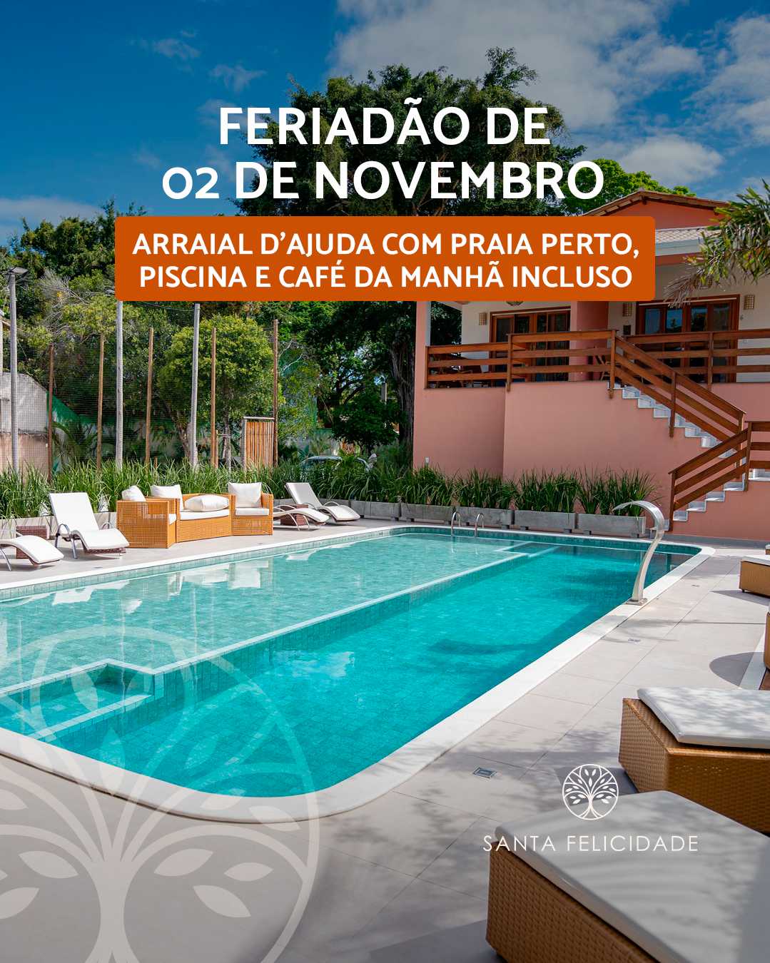 Descanse entre mar, paz e conforto